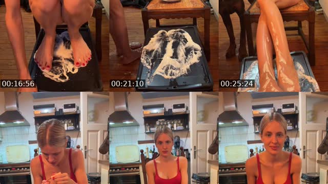 TikTok live: „Get Rdy“ 👣edition Skinny blonde by @nymphettehomage