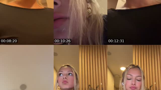TikTok live: ASMR - working (medspa) by @lilblondeocean