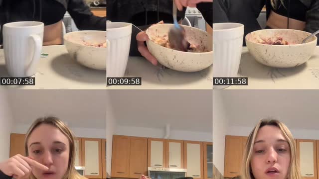 TikTok live: MERIENDA by @rubiaconmiopia
