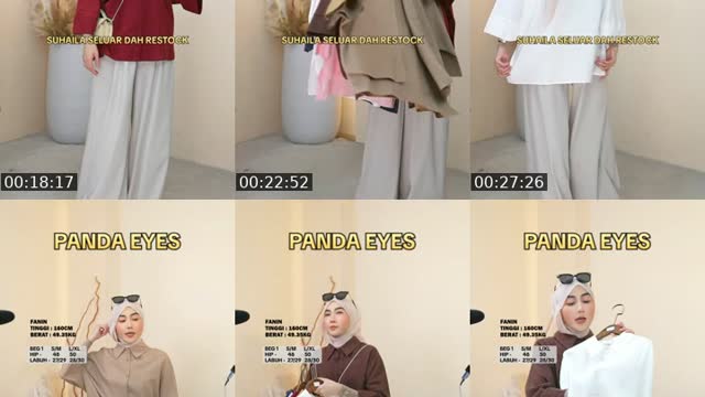 TikTok live: DESIGN TREND BARU MASUK !!! by @pandaeyesofficialstore