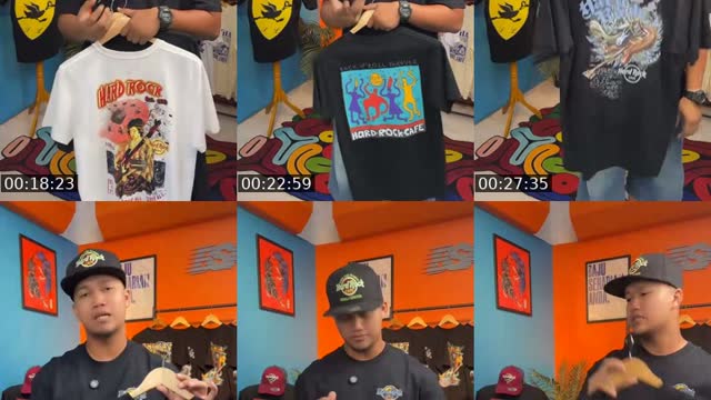 TikTok live: BELI 4 FREE TOPI HARD ROCK by @bsaoutlet1