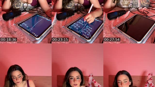 TikTok live: Writing everyone’s name 🤍 ✨ by @mommy_knows.best