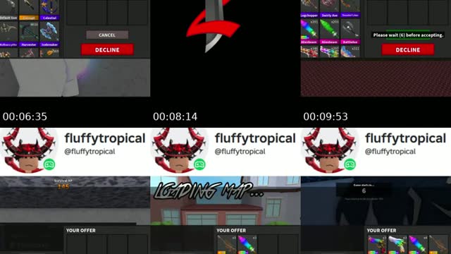 TikTok live: mm2 by @.strawberryadm