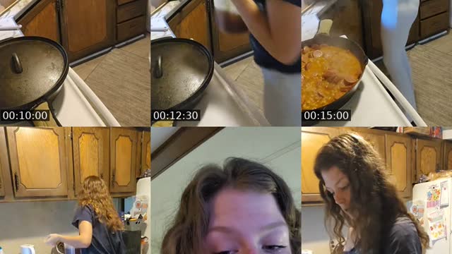 TikTok live: dinner time🍝 by @aydennicole5