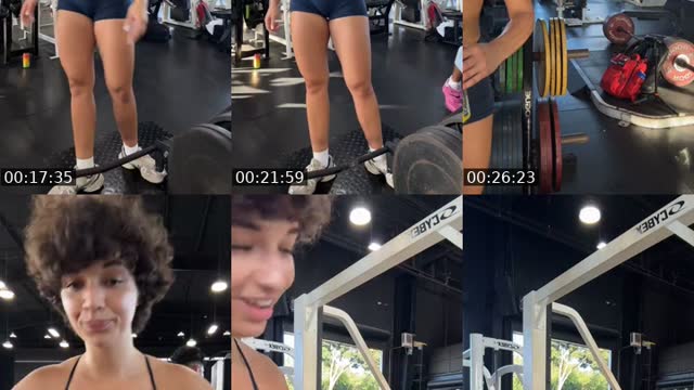 TikTok live: GYM LIVEE by @ciaralynnrosa