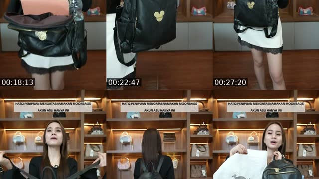 TikTok live: TAS RANSEL BEST SELLER !  ! by @moonbags_live
