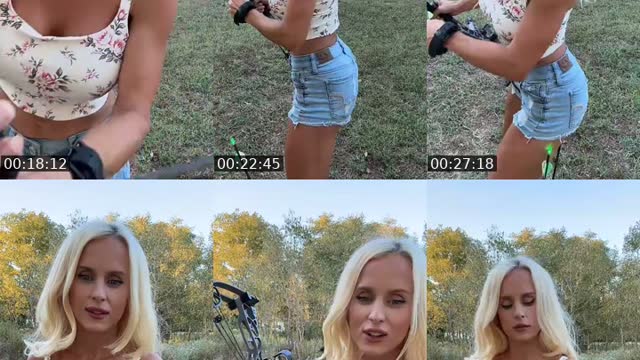 TikTok live: Slinging some arrows!  by @summermaeoutdoors