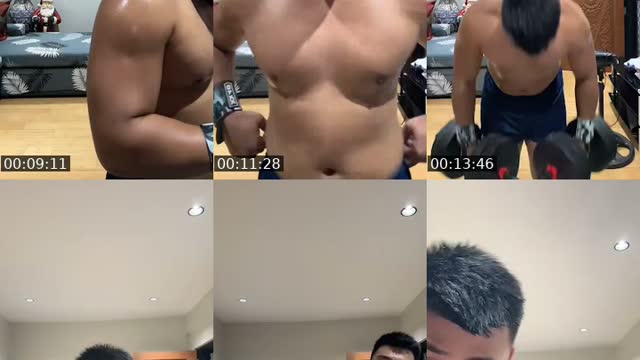 TikTok live: Workout 🏋️‍♀️ by @kgcrossover_10