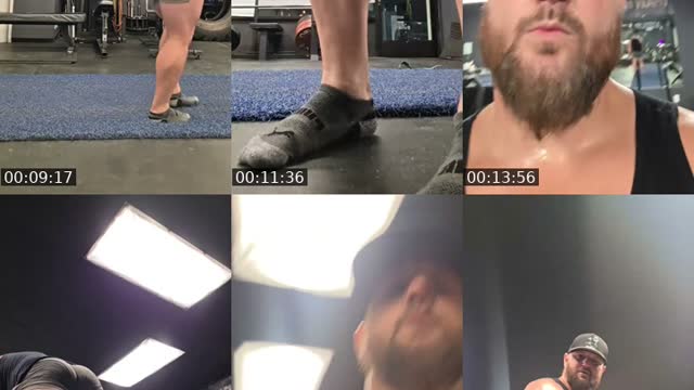 TikTok live: Last few sets of glutes/Legs 💪 by @irontherapygym.sargeant