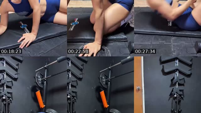 TikTok live: Entreno de Abdomen🍫 by @tati.fit_