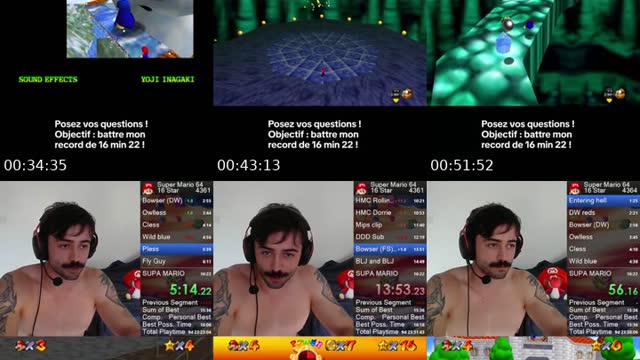 TikTok live: Mario 64 Speedrun ! by @docteur_sylv
