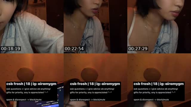 TikTok live: ig rate + therapy by @airxmym