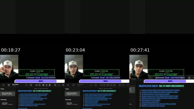 TikTok live: MLB TALK by @parlaylon