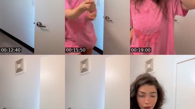 TikTok live: Grwm for work by @bluezzzclues