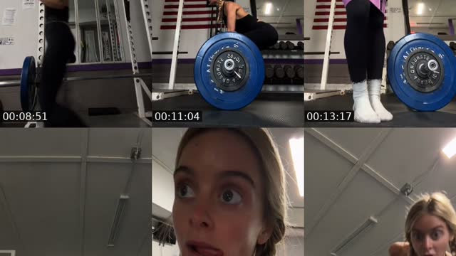 TikTok live: Legs workout by @liaconno