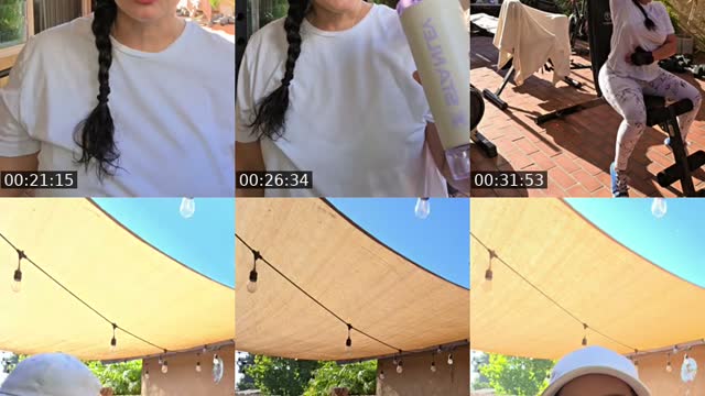 TikTok live: workout with me 😜 by @fit_mom2929