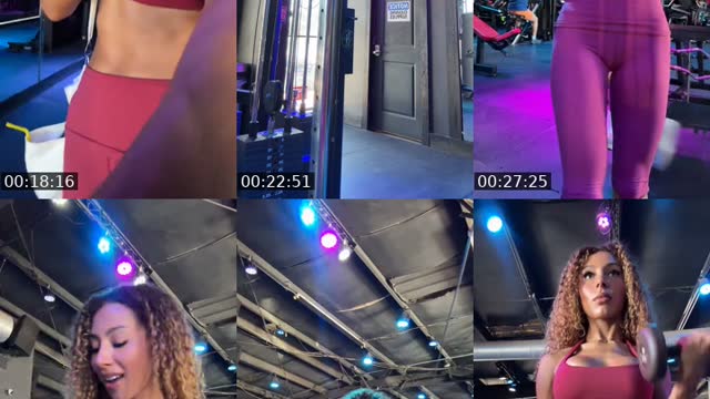 TikTok live: Gym by @mia.sor