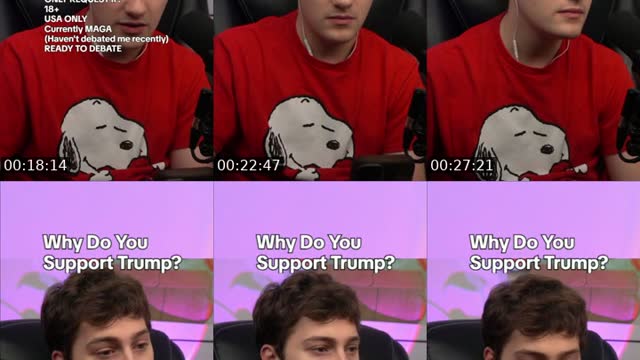 TikTok live: debating MAGA by @parkergetajob