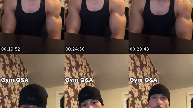 TikTok live: Gym stuff by @theocbrown