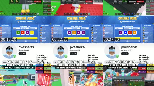 TikTok live: Steal a Brainrot Dicing/Dueling by @pvesherw