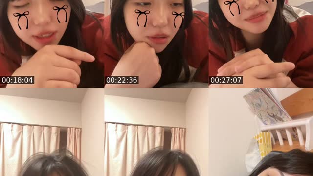 TikTok live: すっぴんオフ配信😢 by @uqxvz0