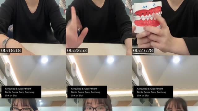 TikTok live: Jadi dokter gigi dulu. by @sayoraraw