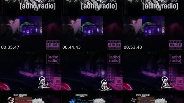 TikTok live: [adhd radio] late nite vibes🌙 by @sirluffypuff