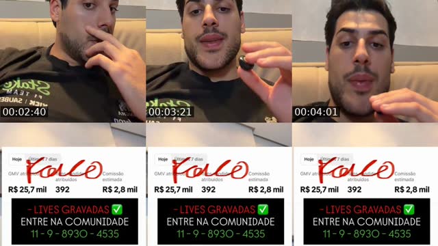 @eusoufolco TikTok live