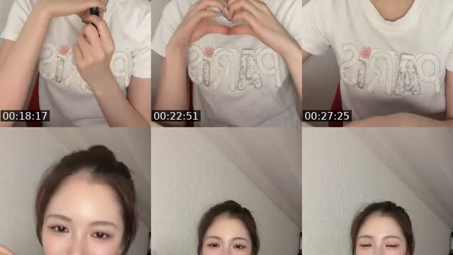 TikTok live: Hi 안녕 こんばんは💙 by @arisaaam___