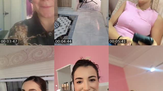 TikTok live: master class makeup/ hairstyle by @khaoulamua