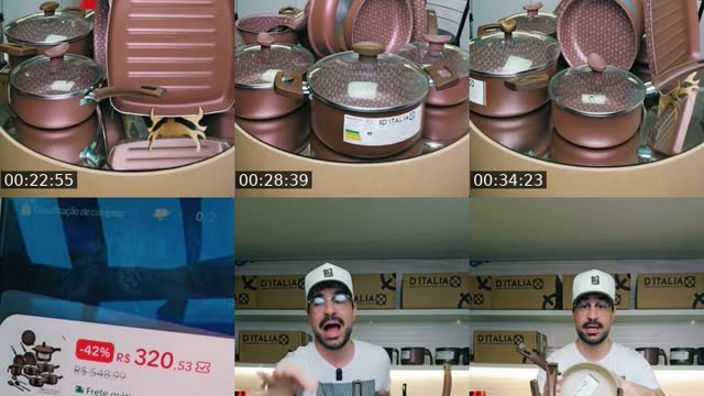 TikTok live: PANELA ANTIADERENTE CERÂMICA by @diogobottino