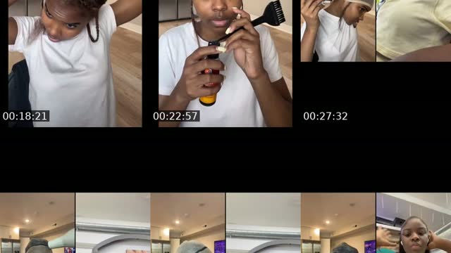 TikTok live: Do my hair with me by @snthescientist