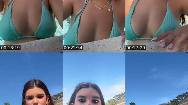 TikTok live: Pool! by @ally_g219