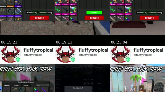 TikTok live: mm2 by @.strawberryadm