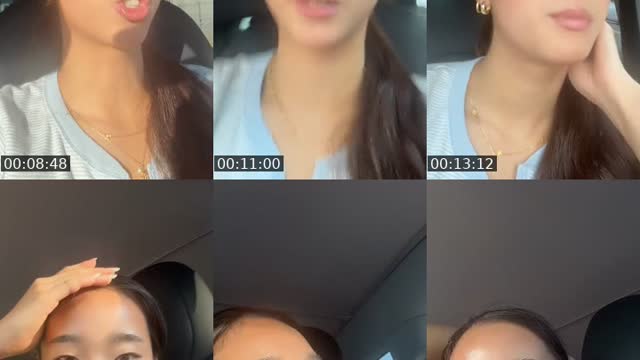 TikTok live: GRWM car edition by @meimeiz312