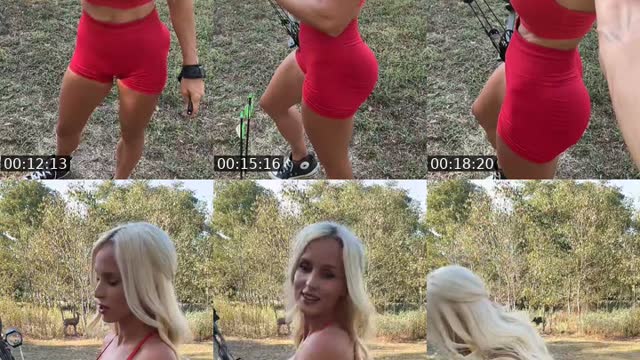 TikTok live: Slinging some arrows!  by @summermaeoutdoors