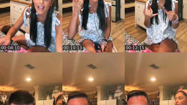 TikTok live: Mom of 9!  GENDER REVEAL 💙🩷 by @nicoletta5507