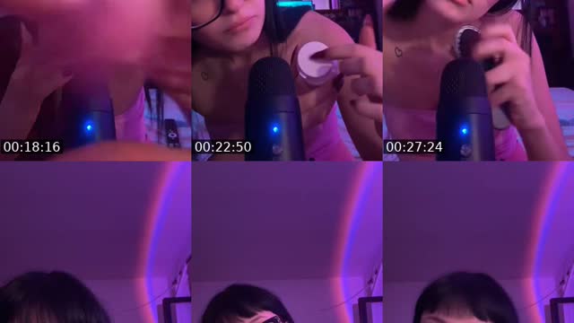TikTok live: asmr 💜 by @ludovicamarianixo