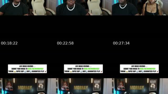 TikTok live: REACTING TO CHAT'S MUSIC‼️LO by @morrayda1