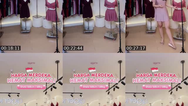 TikTok live: SHEL - PROMO LANGSUNG KIRIM 😱‼️ by @qigerie