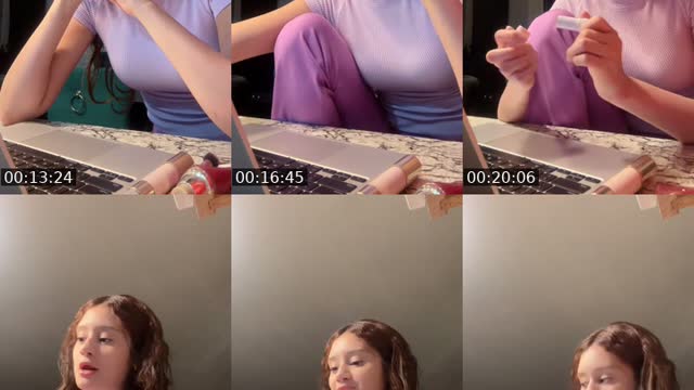 TikTok live: Hair dye on my sister by @tikitytokss