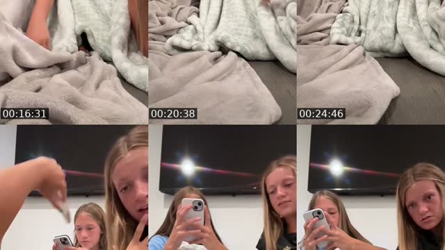 TikTok live: Doing dares by @eviecamrynavery