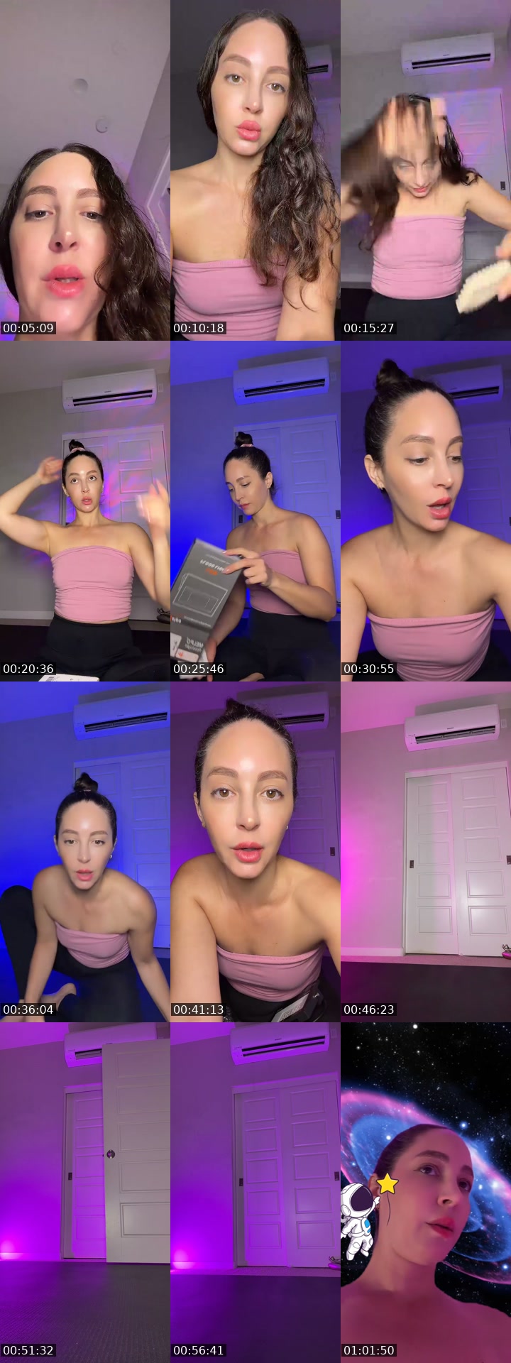 TikTok live: Yoga 🥵💜 by @fitwithwendy