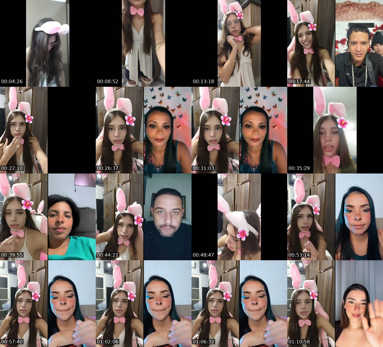 TikTok live: live da coelhinha by @kamy_lmk