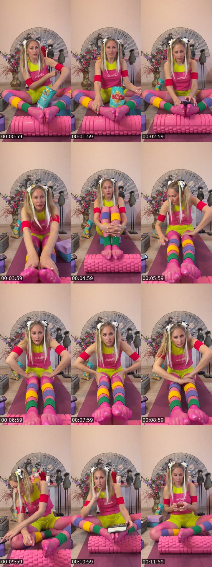 TikTok live: Panda Yoga. by @dianaavgustastauer