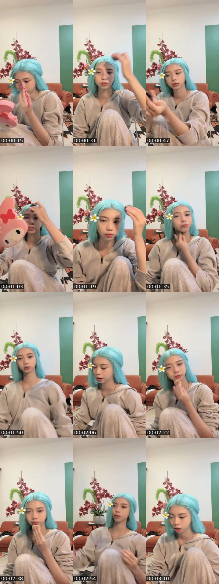TikTok live: mukbang by @glassheartnana