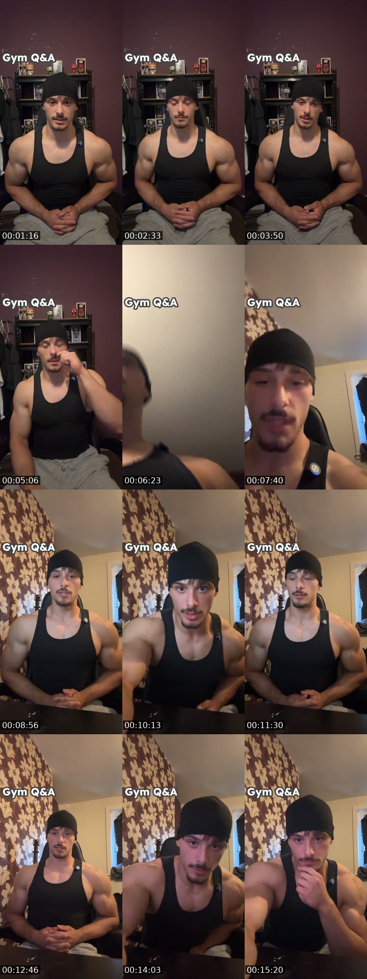 TikTok live: Gym stuff by @theocbrown