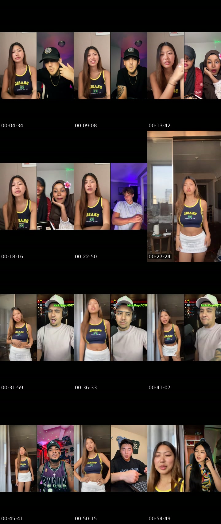 TikTok live: Wall eye knee ❤️ by @echen0206
