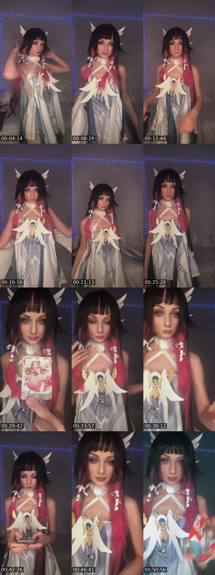 TikTok live: COLUMBINA GENSHIN COSPLAY by @byakuyaethereal