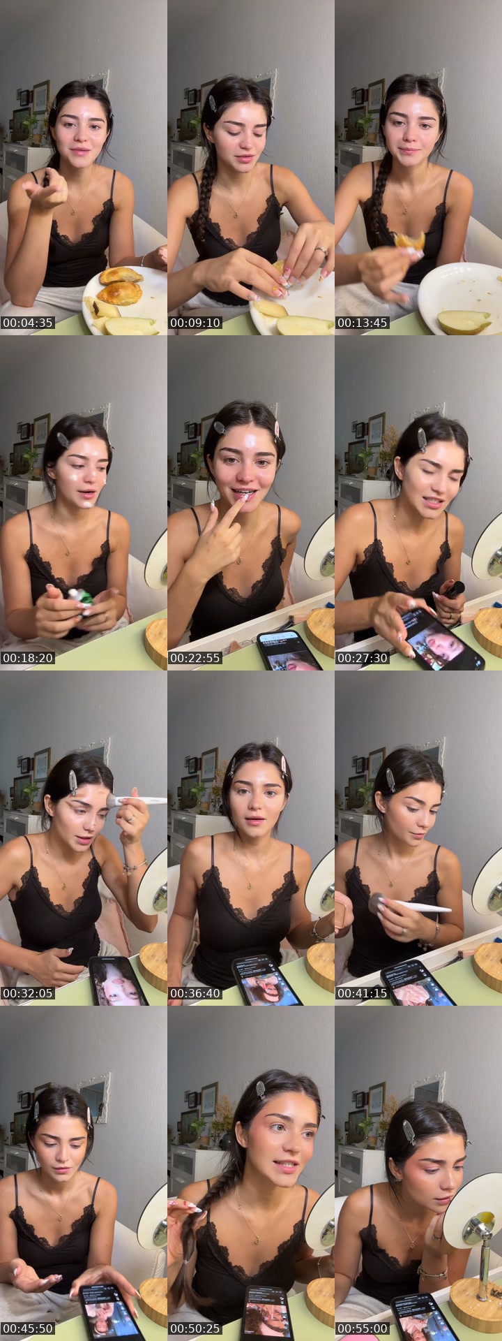 TikTok live: Celebrity  schminken 😛😛✨✨ by @godiaxenia